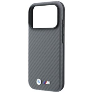 Dėklas BMW M Carbon Metal Logo MagSafe skirtas iPhone 18 Pro grey - Image 6
