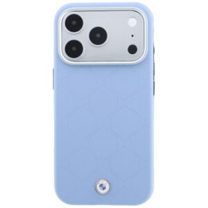 Dėklas BMW Sign Deboss Quilted Metal Logo MagSafe skirtas Apple iPhone 18 Pro / 17 Pro mėlynos spalvos - Image 3