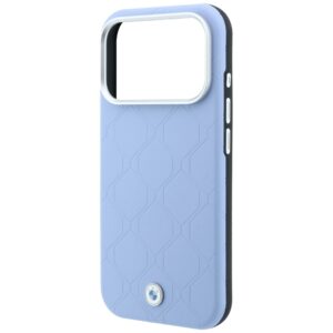 Dėklas BMW Sign Deboss Quilted Metal Logo MagSafe skirtas Apple iPhone 18 Pro / 17 Pro mėlynos spalvos - Image 6