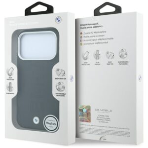 Dėklas BMW Sign Centered Deboss MagSafe skirtas Apple iPhone 18 Pro Max / 17 Pro Max juodos spalvos - Image 8