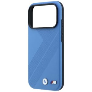 Dėklas BMW M Tire Track Metal Logo MagSafe skirtas iPhone 18 Pro / 17 Pro mėlynos spalvos - Image 6