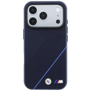 Dėklas BMW M Tire Track Blue Line MagSafe skirtas Apple iPhone 18 Pro Max / 17 Pro Max mėlynos spalvos - Image 3