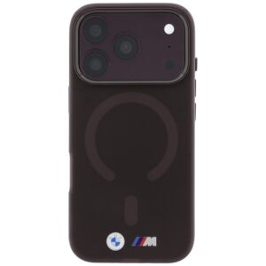 Dėklas BMW M IML Frosted Metal Logo & Trims MagSafe, skirtas iPhone 18 Pro Max / 17 Pro Max, bordo spalvos - Image 3