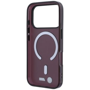 Dėklas BMW M IML Frosted Metal Logo & Trims MagSafe, skirtas iPhone 18 Pro Max / 17 Pro Max, bordo spalvos - Image 7