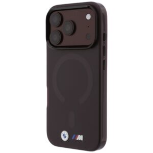 Dėklas BMW M IML Frosted Metal Logo & Trims MagSafe skirtas Apple iPhone 18 Pro / 17 Pro bordo - Image 2