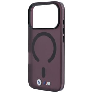 Dėklas BMW M IML Frosted Metal Logo & Trims MagSafe skirtas Apple iPhone 18 Pro / 17 Pro bordo - Image 6