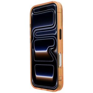 Dėklas BMW M IML Frosted Metal Logo & Trims MagSafe skirtas iPhone 18 Pro / 17 Pro oranžinės spalvos - Image 5