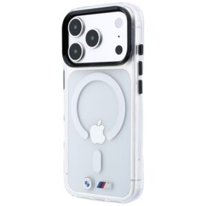 Dėklas BMW M IML Glossy Metal Logo & Trims MagSafe skirtas Apple iPhone 18 Pro / 17 Pro skaidrus - Image 2