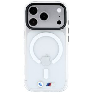 Dėklas BMW M IML Glossy Metal Logo & Trims MagSafe skirtas Apple iPhone 18 Pro / 17 Pro skaidrus - Image 3