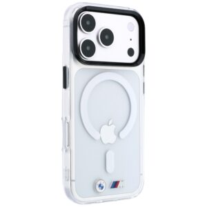 Dėklas BMW M IML Glossy Metal Logo & Trims MagSafe skirtas Apple iPhone 18 Pro / 17 Pro skaidrus - Image 4