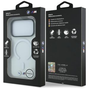 Dėklas BMW M IML Glossy Metal Logo & Trims MagSafe skirtas Apple iPhone 18 Pro / 17 Pro skaidrus - Image 8