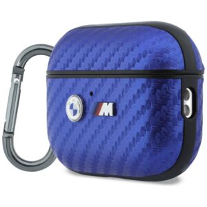 Dėklas BMW M Carbon Metal Logo skirta AirPods Pro 3 jasnomėlynos spalvos - Image 2