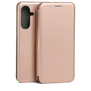 Beline Book Magnetic Dėklas Samsung A56 5G Rose Gold
