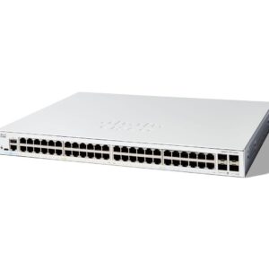 Cisco C1300-48T-4G tinklo komutatorius Valdomas L2/L3 Gigabit Ethernet (10/100/1000) Balta