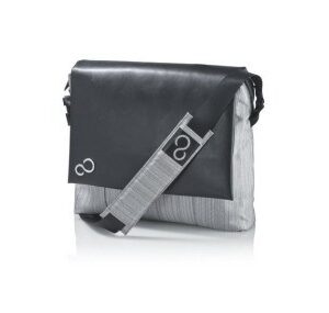 Fujitsu S26391-F1194-L171 knyginio kompiuterio dėklas 35,6 cm (14") Pasiuntinio krepšys Juoda, Pilka - Image 1