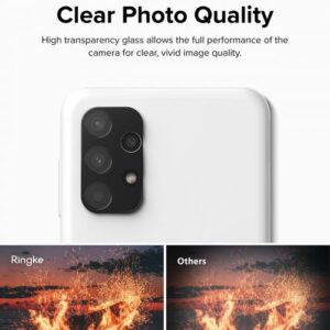 Ringke Samsung Galaxy A13 4G kameros apsauginis stiklas (3 vnt.) Juodas - Image 8