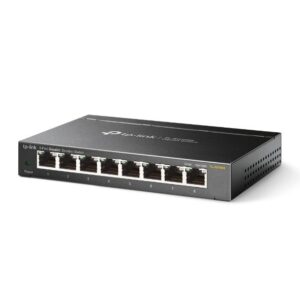 TP-Link Omada TL-SG108S tinklo komutatorius Ne-valdomas Gigabit Ethernet (10/100/1000) Juoda