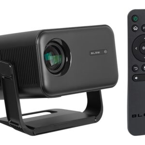 Nešiojamas projektorius BLOW AndroidTV FullHD MaxView, juodas