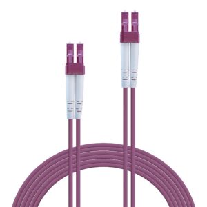 Lindy 46344 „InfiniBand“ arba pluoštinis optinis kabelis 10 m LC Rožinė - Image 2