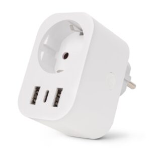 Entac ES-SSAUSB-WIBLE maitinimo kištukų adapteris Balta - Image 3