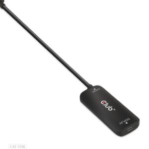 CLUB3D CAC-1336 vaizdo kabelio adapteris 1 m HDMI + USB C tipo USB Juoda - Image 3