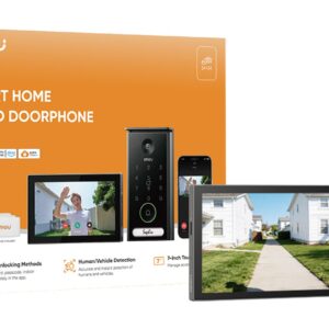 Imou VDP7 vaizdo telefonspynės sistema 5 MP 17,8 cm (7") Juoda