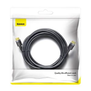 Baseus vaizdo kabelis Cafule 4KHDMI Male į 4KHDMI Male 5m juodas (CADKLF-H01)