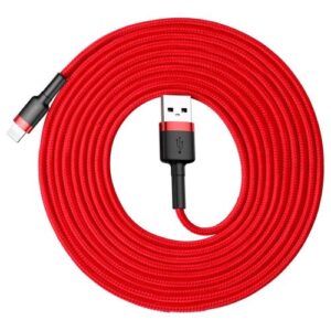 Baseus Lightning Cafule laidas 2A, 3m raudonas/juodas (CALKLF-R09) - Image 16