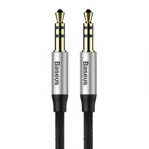 Baseus Audio Yiven M30 laidas 1.5M sidabrinis/juodas (CAM30-CS1) - Image 2