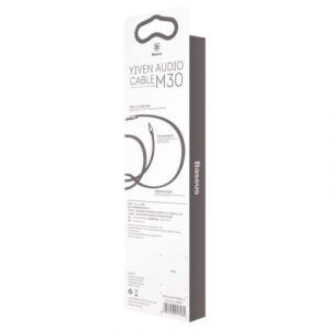 Baseus Audio Yiven M30 laidas 1.5M sidabrinis/juodas (CAM30-CS1) - Image 9