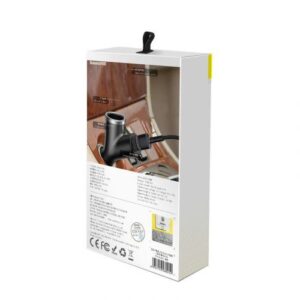 Baseus automobilinis įkroviklis Y-type su dviem USB jungtimis + cigarečių degiklio ilgiklis, 3.4A, juodas (CCALL-YX01) - Image 3