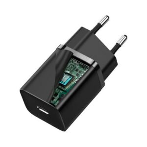 Baseus kelioninis įkroviklis Super Si 1C greitasis įkroviklis PD 30W EU juodas (CCSUP-J01) - Image 6