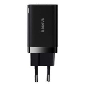Baseus kelioninis įkroviklis Super Si Pro mini greitasis įkroviklis, C+U, PD 3.0, QC 3.0 30W EU juodas (CCSUPP-E01) - Image 5