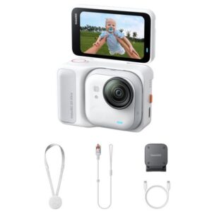 Insta360 GO Ultra veiksmo kamera 4K standartinis komplektas Arctic White EU - Image 1
