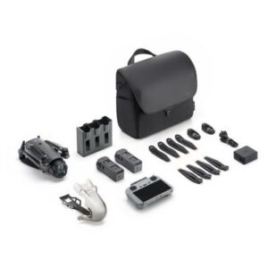 DJI dronas Mavic 4 Pro Fly More Combo su 100 MPx 60 fps kamera ir DJI RC2 nuotolinio valdymo pultu, šviesiai pilkas, ES (CP.MA.00000848.01)