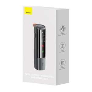 Baseus automobilinis alkoholio matuoklis SafeJourney Pro Series, PD 5V, 470 mAh, (su USB - TYPE-C 1 m laidu), pilkas (CRCX060014) - Image 1