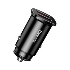 Baseus automobilinis įkroviklis Square metal A + A 30W Dual QC3.0 (SCP.AFC) juodas (CCALL-DS01) - Image 3