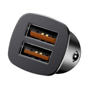 Baseus automobilinis įkroviklis Square metal A + A 30W Dual QC3.0 (SCP.AFC) juodas (CCALL-DS01) - Image 6