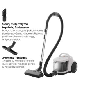 Cikloninis dulkių siurblys Electrolux EL51C2SW - Image 2