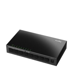 Cudy 8-Port Gigabit Easy-Managed Switch, GS108E 1.0 Valdomas L2 Gigabit Ethernet (10/100/1000) Juoda - Image 2
