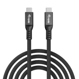 Equip 128441 USB kabelis USB4 Gen 4x2 1,2 m USB C 80 Gbit/s 240 W Juoda - Image 1