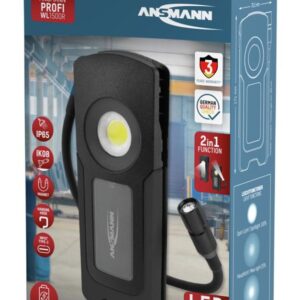 Ansmann WL1500R darbinė apžiūros lempa 7000 K LED - Image 2