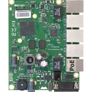 Mikrotik RB450Gx4 laidinis maršrutizatorius Gigabitinis eternetas Žalia