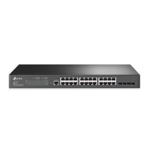 TP-Link JetStream TL-SG3428 tinklo komutatorius Valdomas L2/L3 Gigabit Ethernet (10/100/1000) 1U Juoda - Image 2