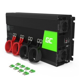Green Cell INV20 maitinimo adapteris / inverteris Vidaus 4000 W Juoda - Image 1