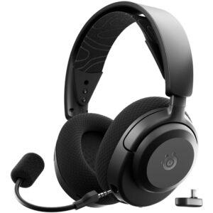 Steelseries Arctis Nova 3P Laisvų rankų įranga Bevielis Su lankeliu Žaidimams C tipo USB Bluetooth Juoda - Image 1