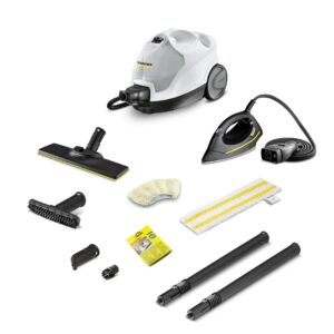 Kärcher SC 4 EasyFix IRON Cilindrinis garinis siurblys 0,8 L 2000 W Juoda, Balta - Image 1