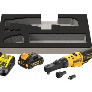 DEWALT 12V terkšlė 1/4" 3/8" HEX 1/4" DCF500L2G 2x3,0Ah