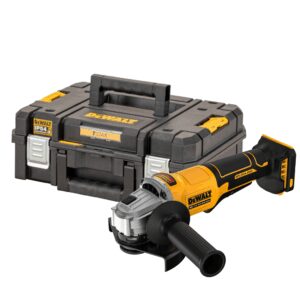 DEWALT KAMPINIS ŠLIFUOKLIS 125mm 18V DCG408NT BL MENTINIS JUNGIKLIS TSTAK