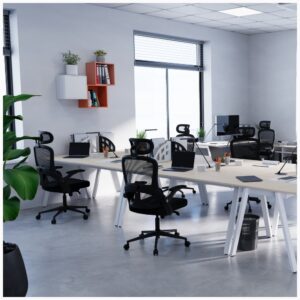 Office chair Diablo Chairs V-Light ergonomic juodos spalvos - Image 8